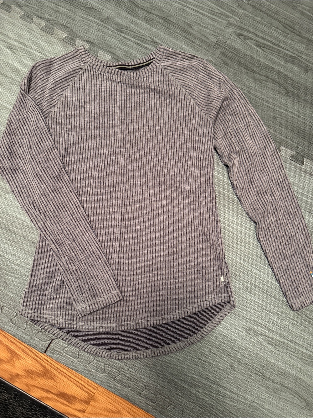 Women’s Heathered Long-Sleeve merino 250 Sweater - Gray
